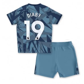 Lacne Dětský Futbalové dres Aston Villa Moussa Diaby #19 2023-24 Krátky Rukáv - Tretina (+ trenírky)